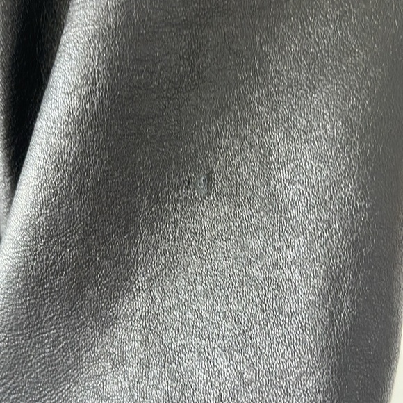 Muubaa Sabik Leather Biker Jacket in Black US 8 100% Sheep Skin - Picture 14 of 17